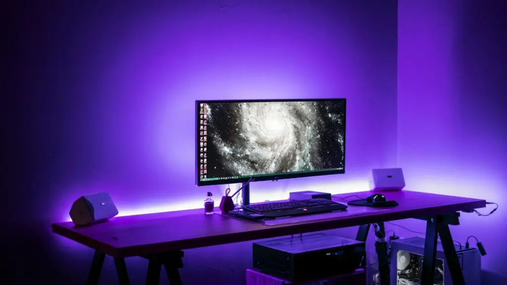 computer desk on wheels